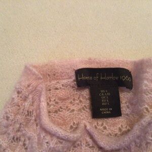 Beautiful soft pink sweater set by House of Harlow.  Great condition.